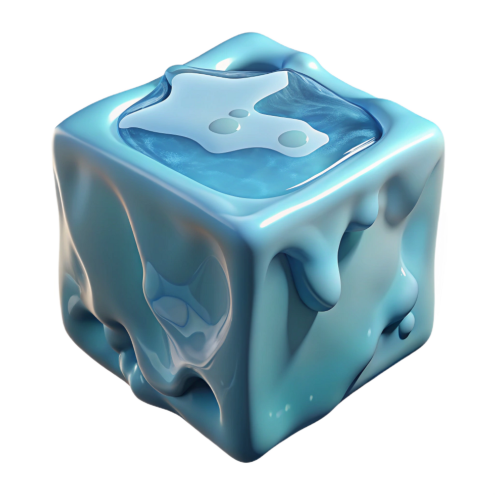 stunning classic Melting Ice Cube Time Lapse Clear Water Cutout professional png