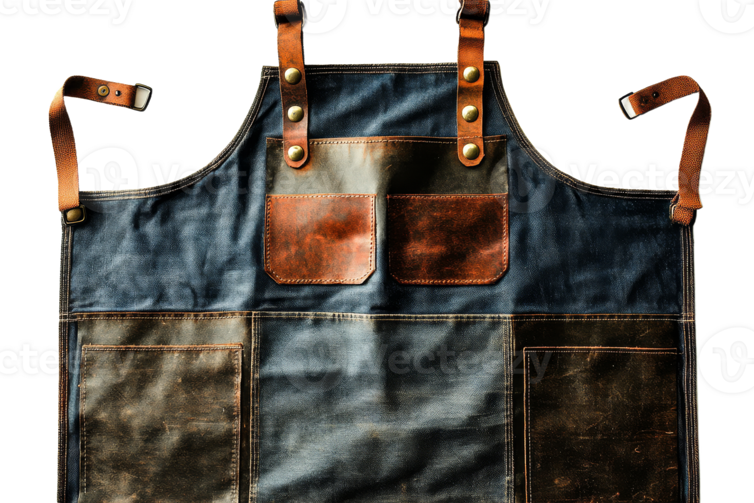Durable work apron designed for artisans and craftsmen png