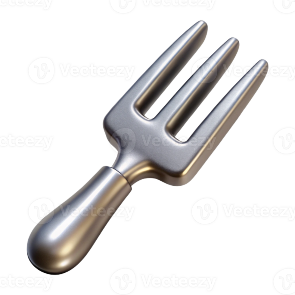 impressive vintage Metal Fork Tines Visible Cutout authentic png