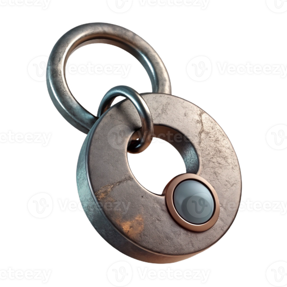 extraordinary creative Metal Key Ring Circular Shape Cutout genuine png