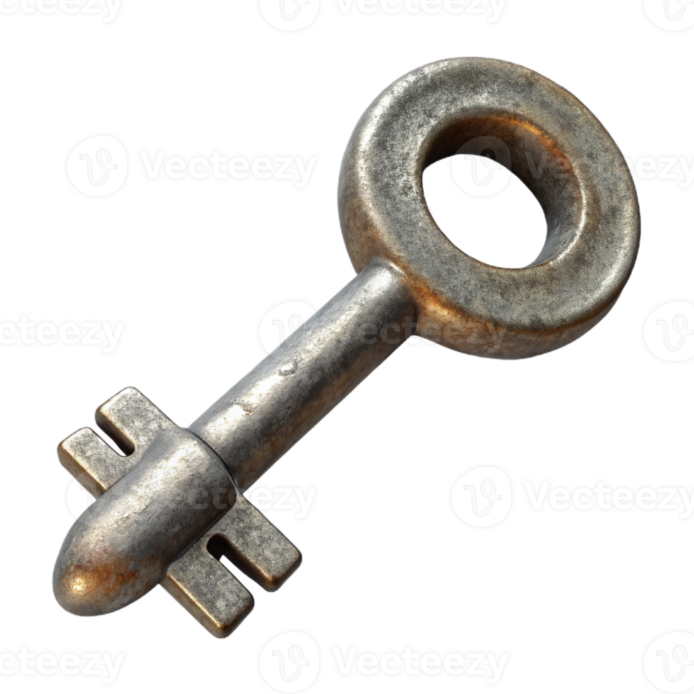 magnificent rustic Metal Key Vintage Style Cutout professional png