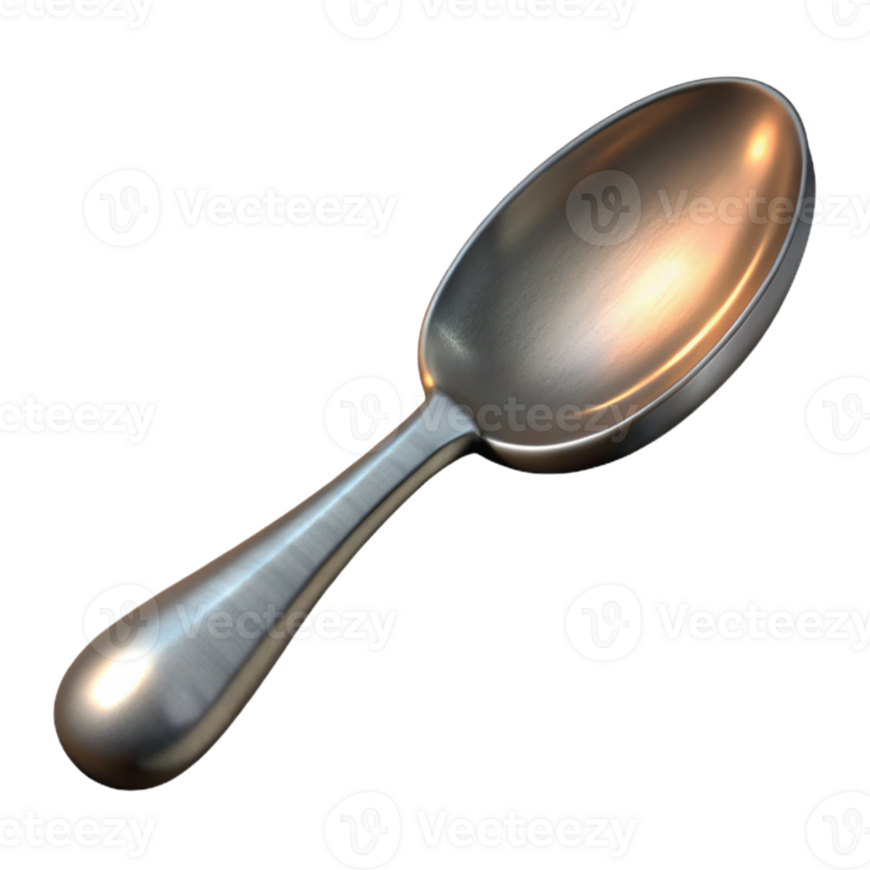 wonderful creative Metal Spoon Polished Finish Cutout high resolution png