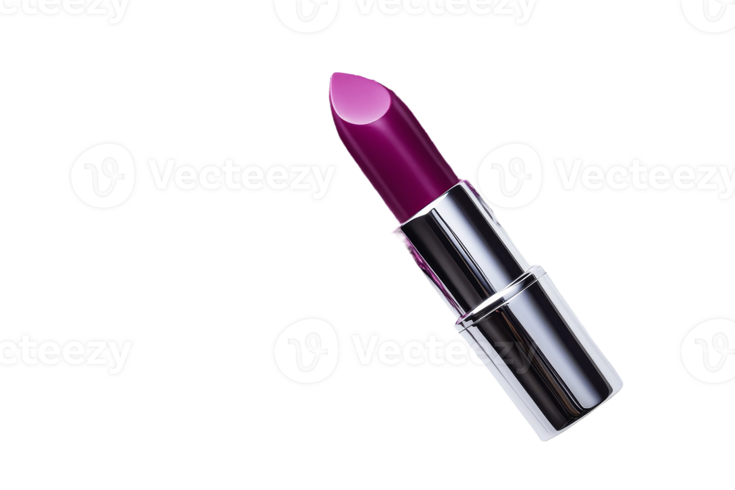 Bold purple lipstick with a glossy finish displayed png