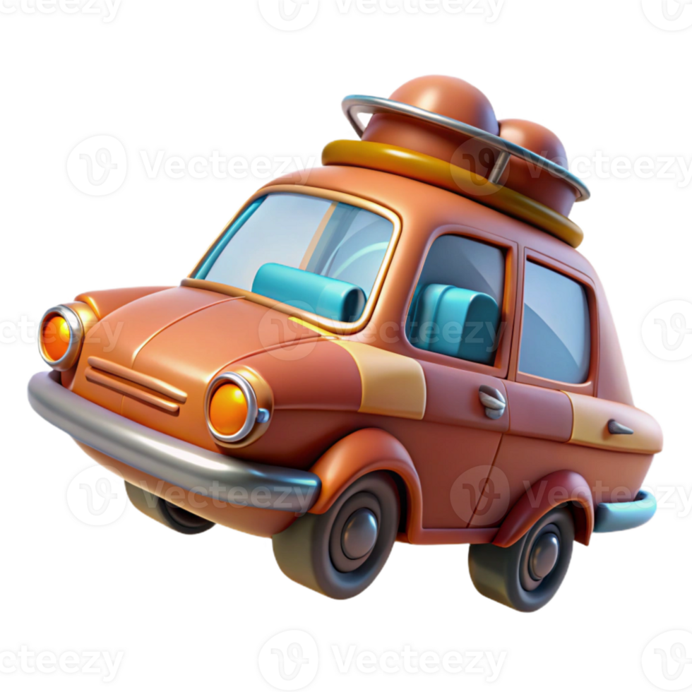 wonderful vintage Metaverse Character Vehicle Flying Car Isolated exclusive png