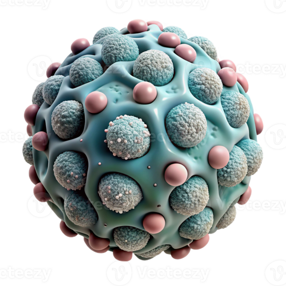 magnificent artistic Microbe Colony Pattern Detailed View Cutout Element professional png
