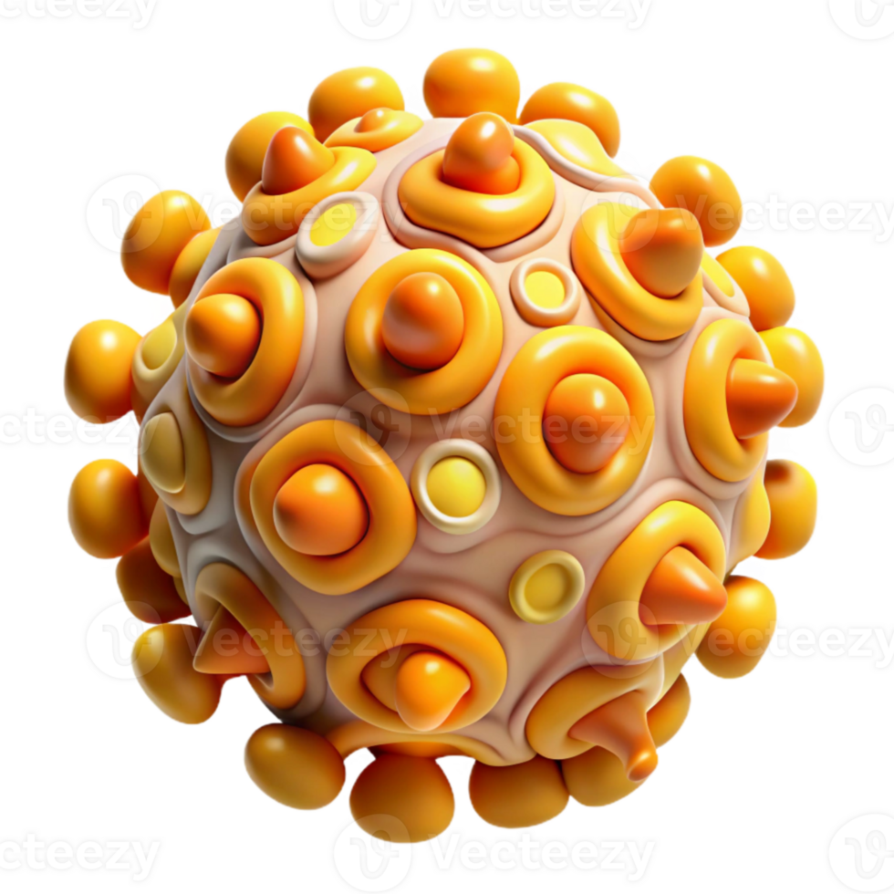 impressive traditional Microbe Growth Pattern Intricate Design Blue Hues Cutout Element professional png
