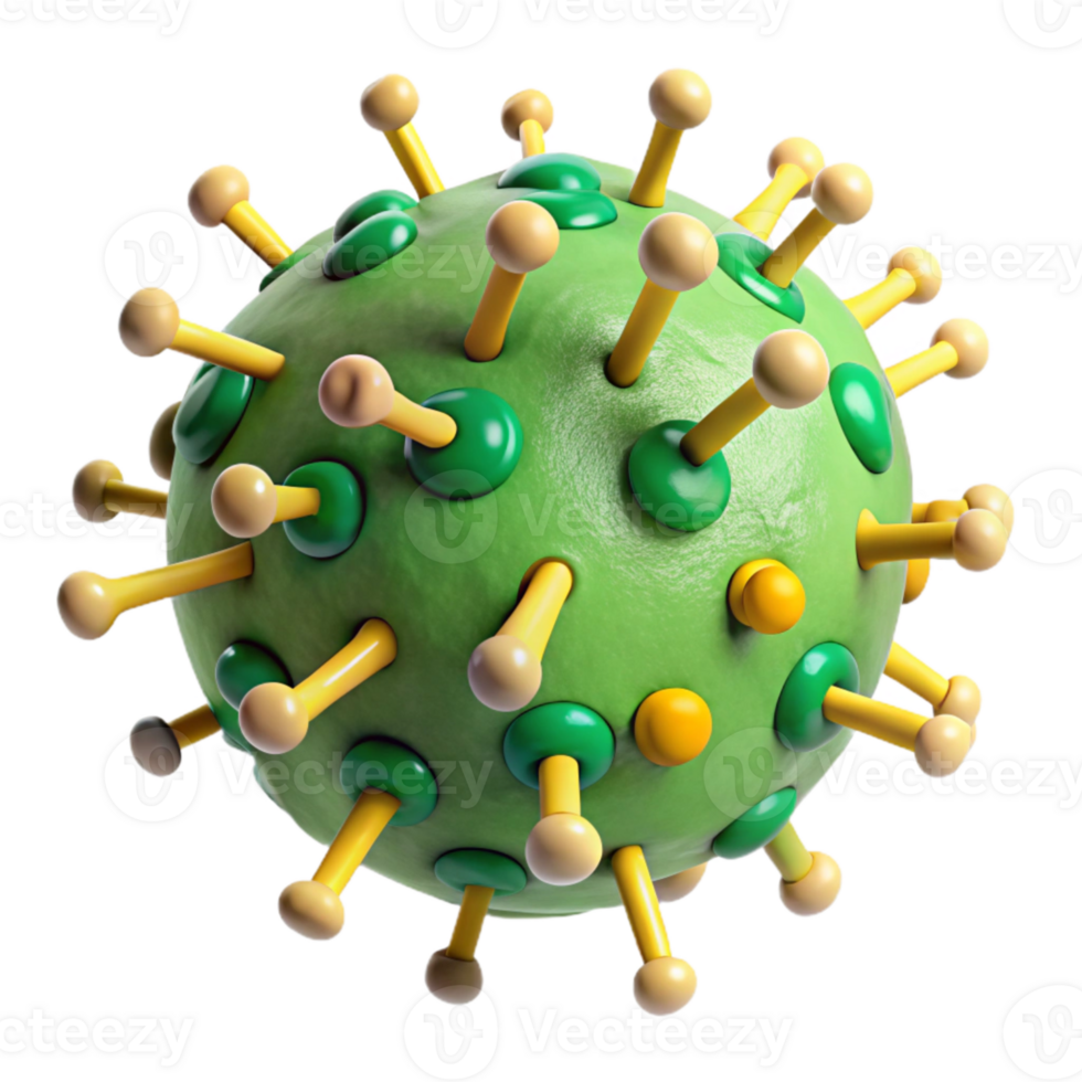 elegant rustic Microbial Colony Formation Green Lines Cutout authentic png
