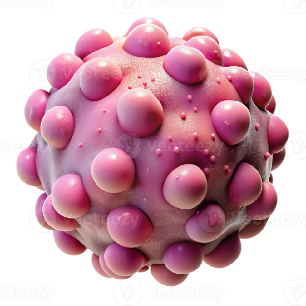 serene creative Microbial Colony Formation Microscopic Pink Tint Isolated authentic png