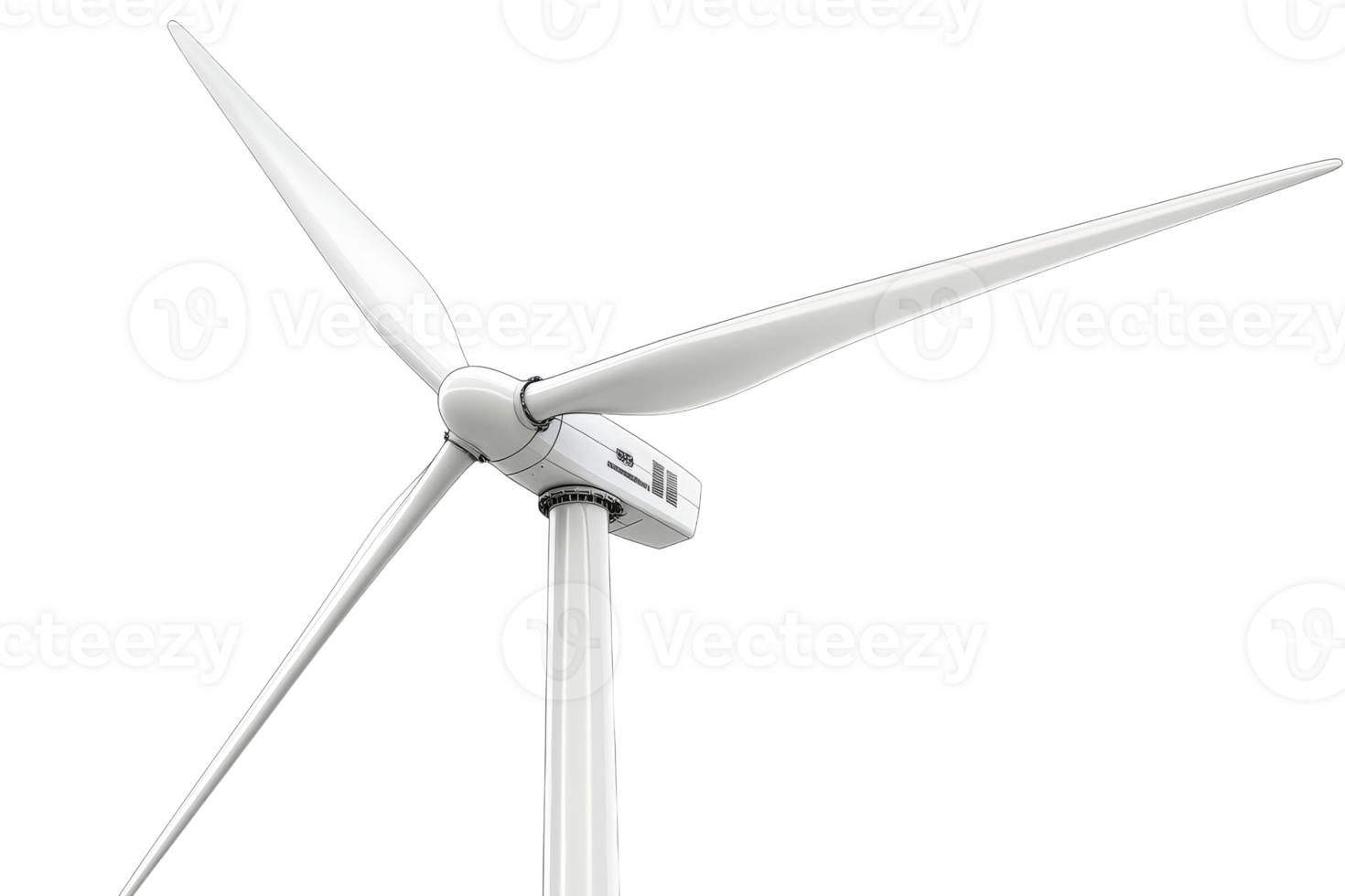 Wind turbine showing modern renewable energy technology png