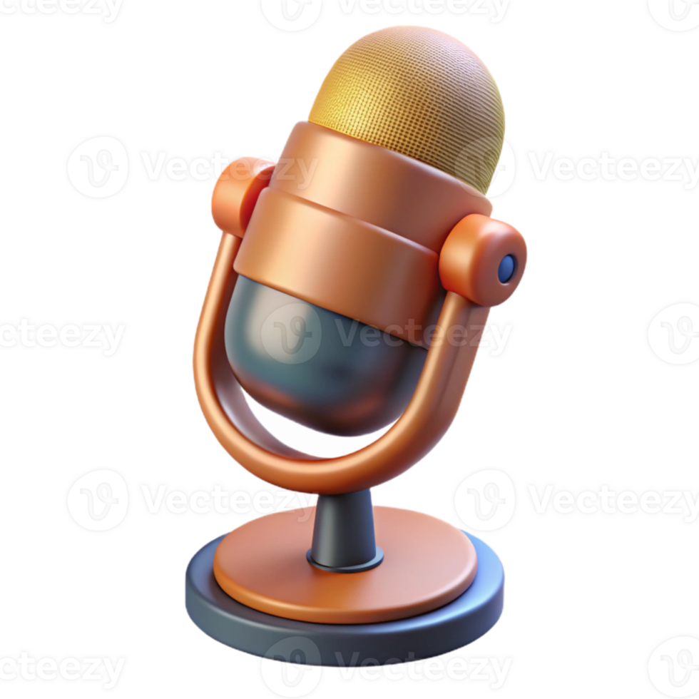 stunning creative Microphone Broadcasting Multilingual Announcement Cutout exclusive png