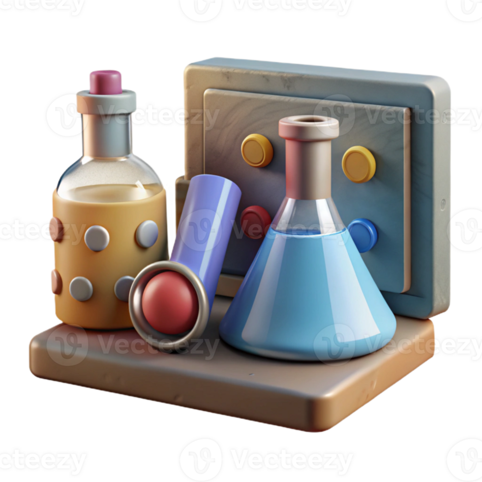 extraordinary artistic Microscope and Lab Equipment Cutout png
