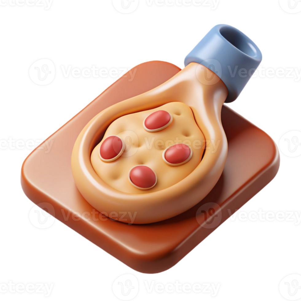 extraordinary classic Microscope Slide with Food Sample Isolated authentic png