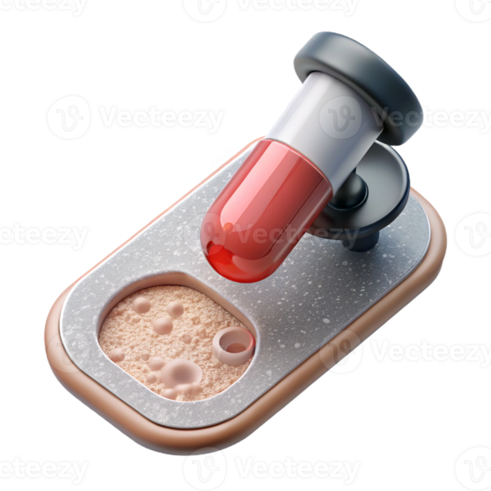 extraordinary modern Microscope Slide with Sample Isolated Element original png