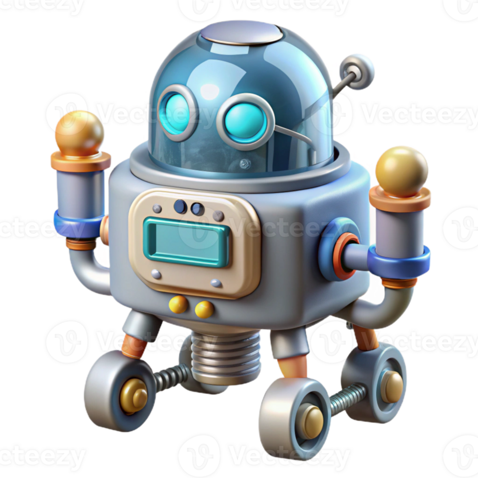 elegant modern Microscopic Nanobot Repair Unit Transparent Background high quality png