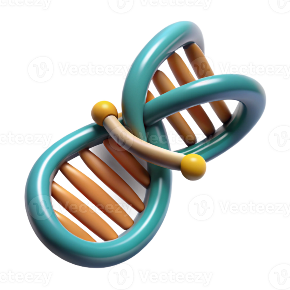 magnificent creative Microscopic View of Dna for Data Storage Isolated professional png