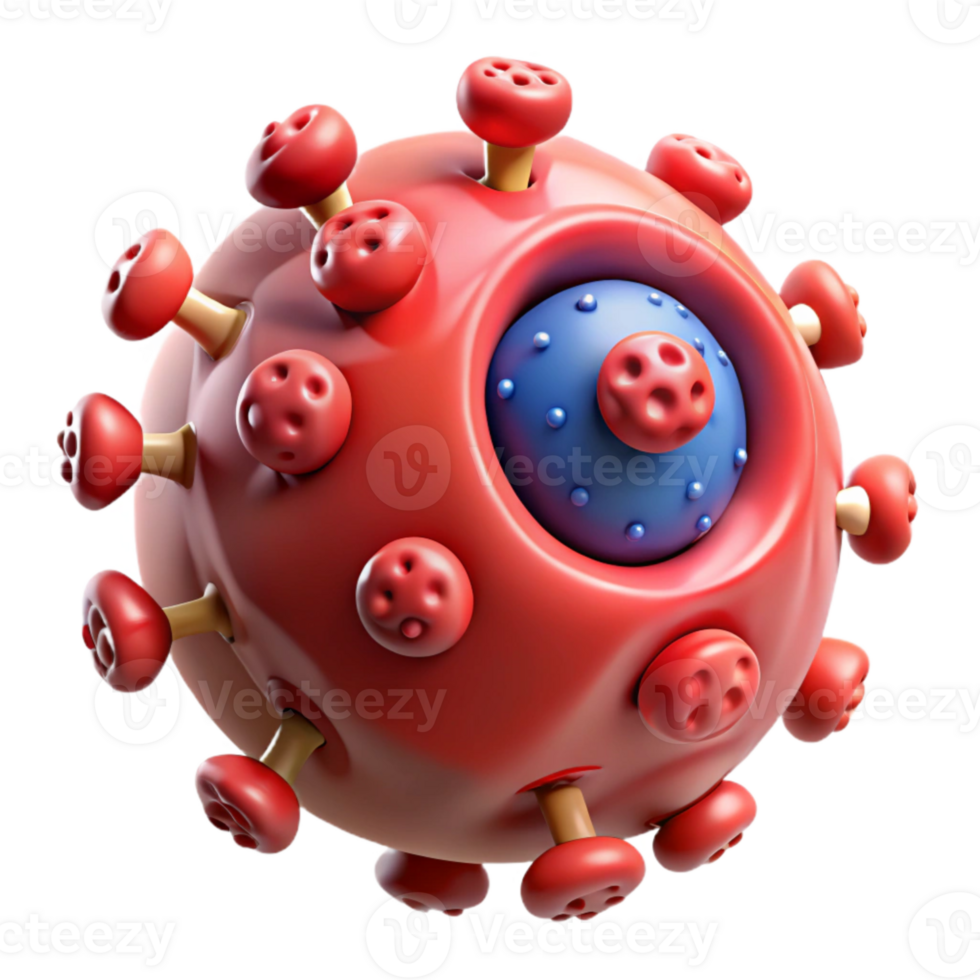 magnificent modern Microscopic View of Nanobots on Blood Cell Cutout high resolution png