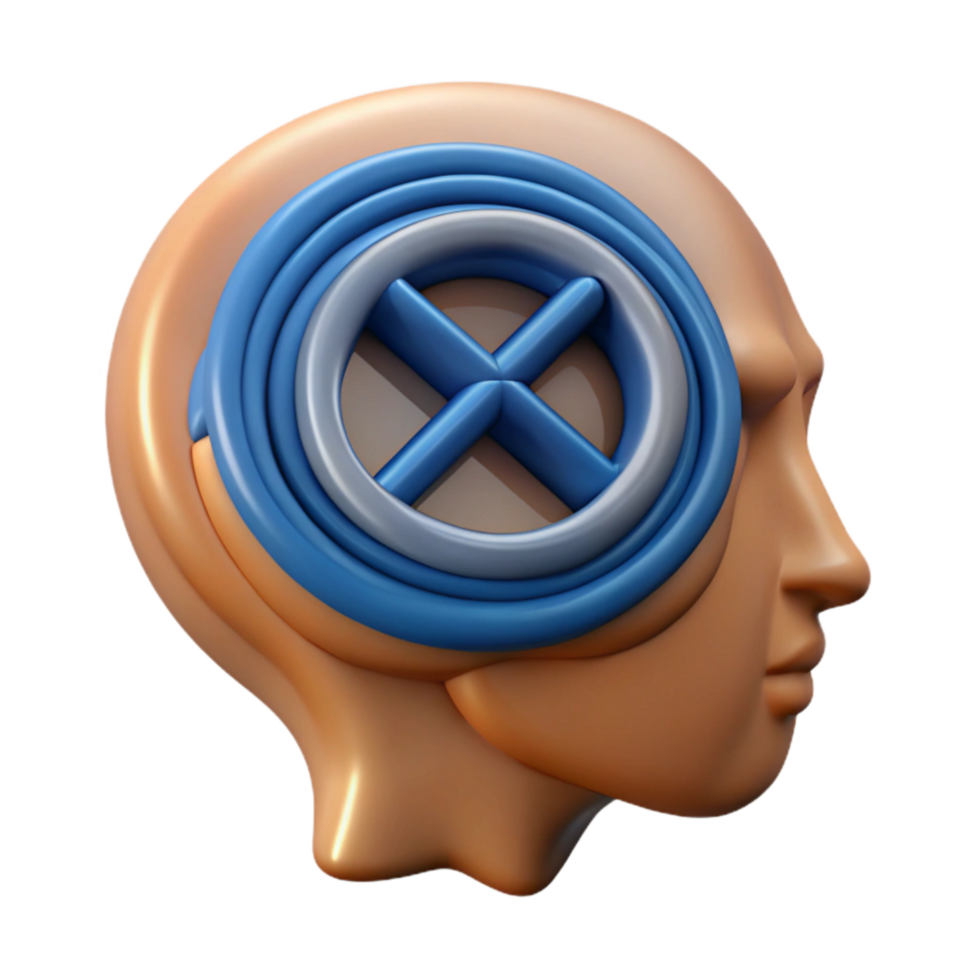dramatic traditional Mind Over Matter Symbol Cutout with Powerful ry authentic png