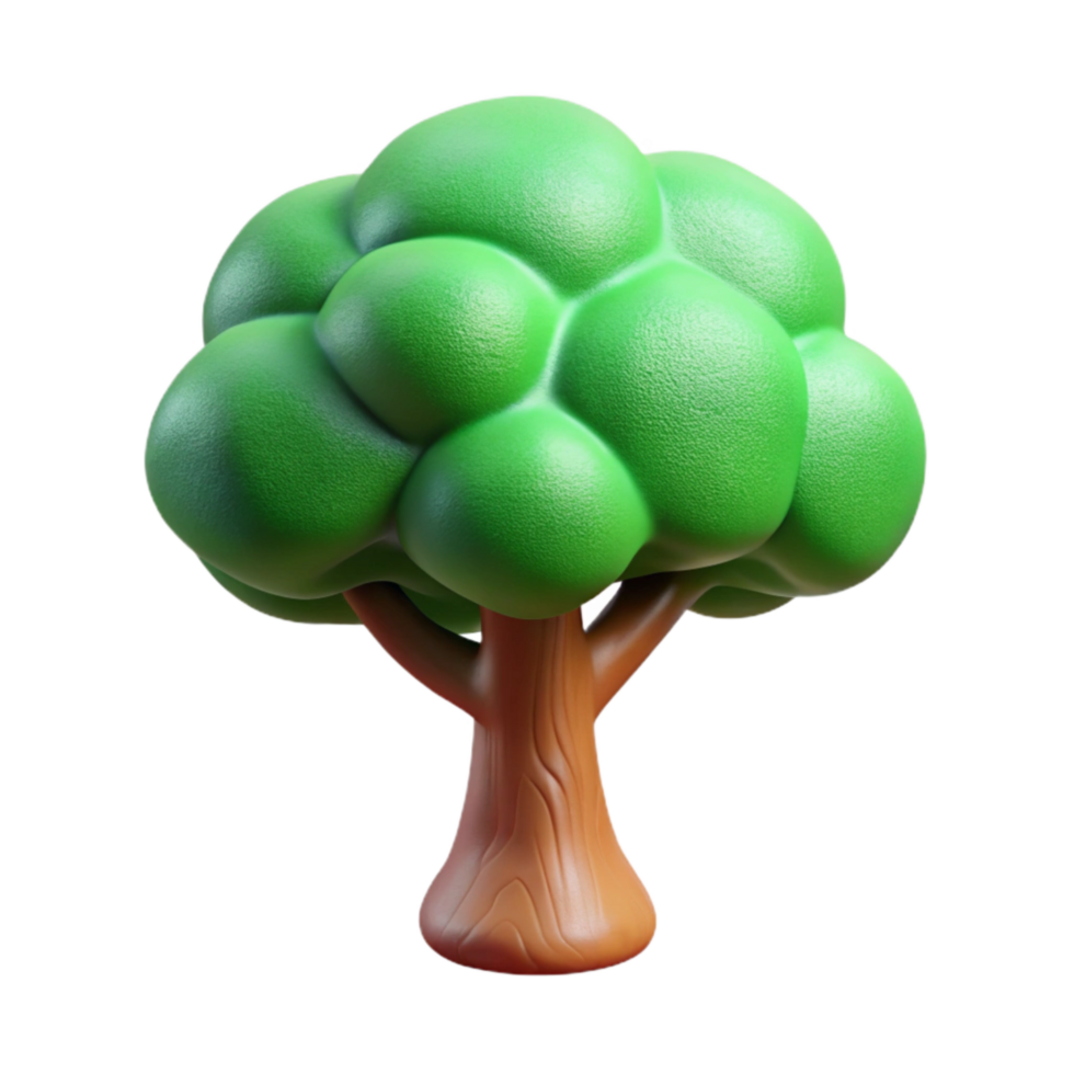 dramatic rustic Mind Preservation Icon Green Tree Isolated detailed png