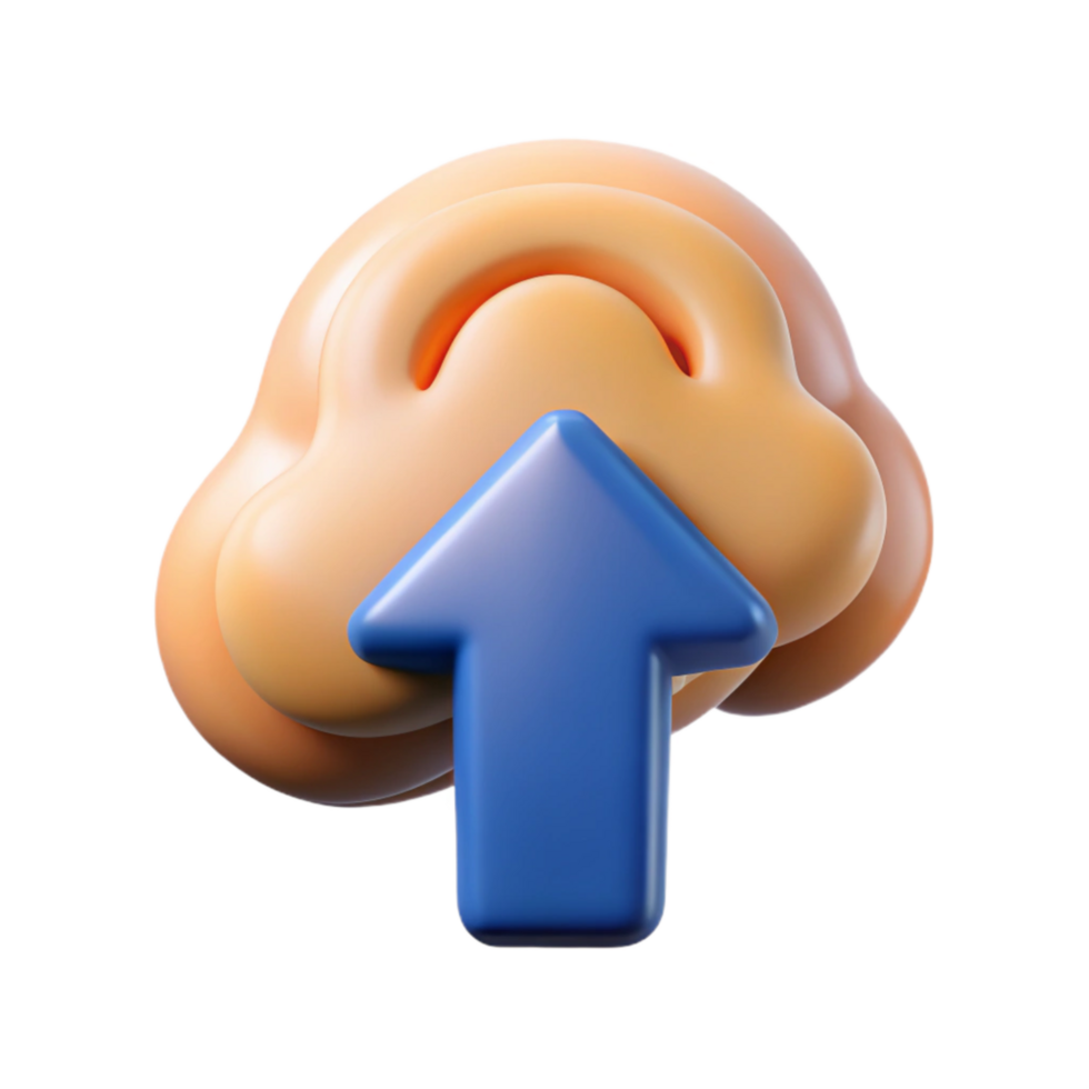 extraordinary creative Mind Transfer Graphic Arrow Up Isolated high resolution png