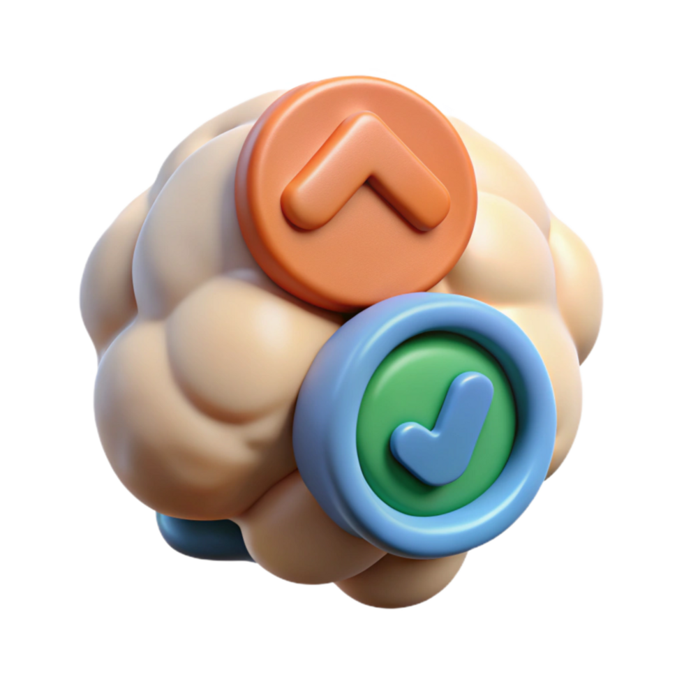 magnificent vintage Mind Upload Complete Symbol with Checkmark Transparent Background original png