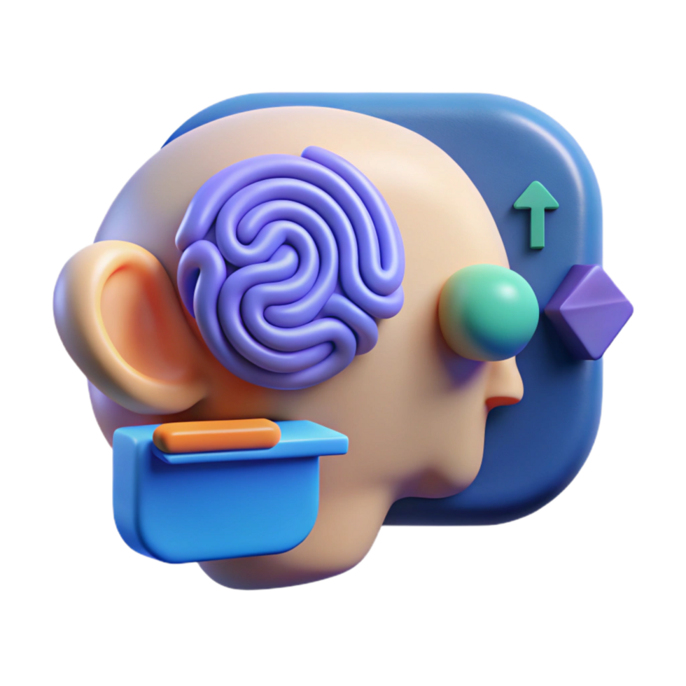 beautiful creative Mind Upload Interface with Progress Indicator Transparent Background high quality png