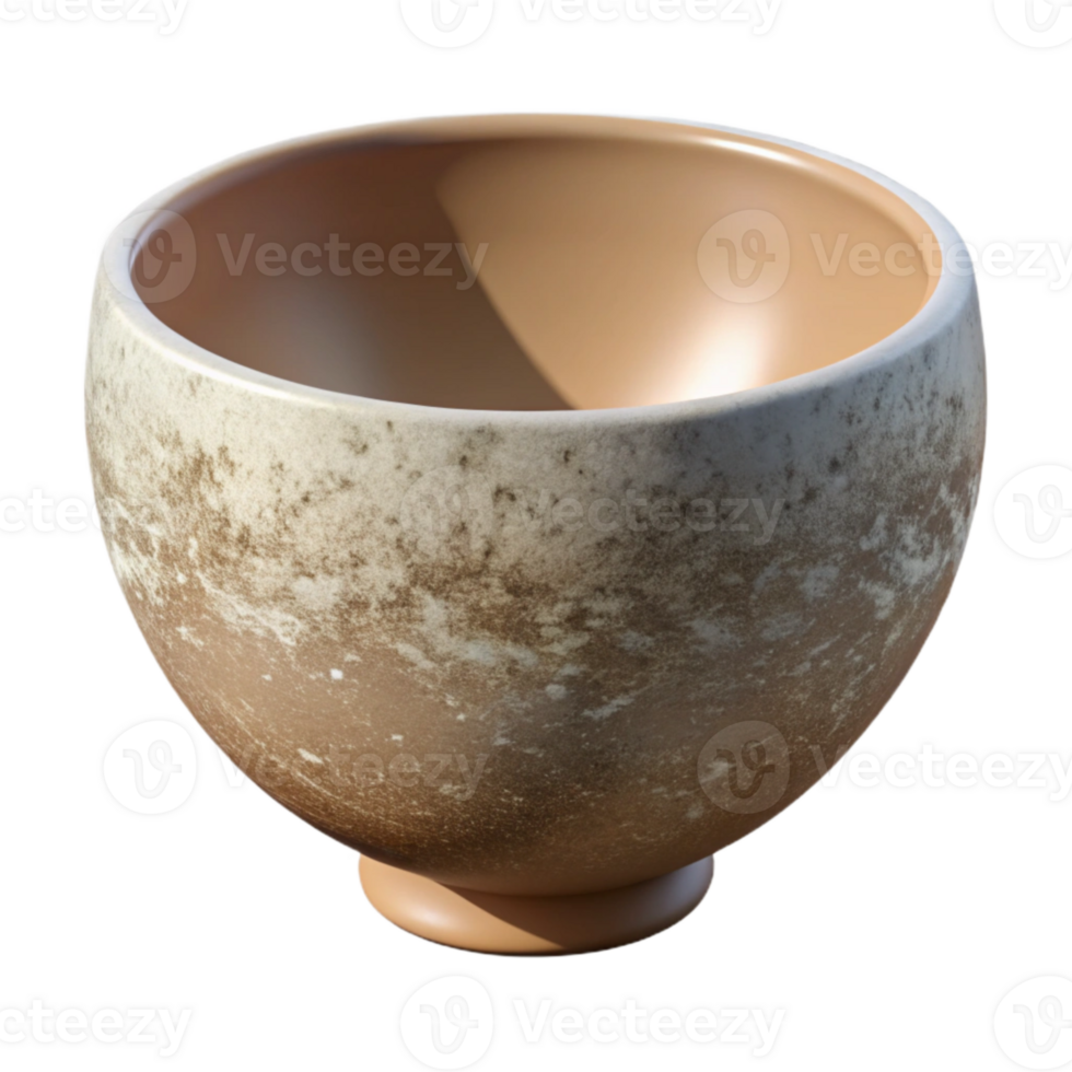 serene abstract Minimalist Bowl with Ceramic Finish exclusive png