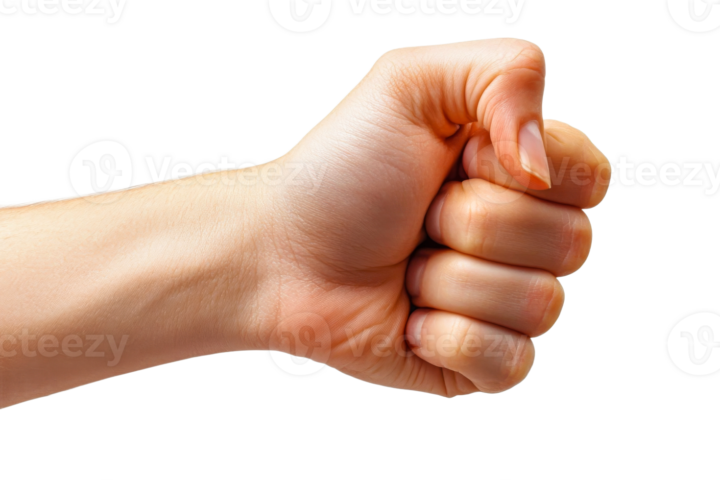 Clenched fist signifies determination and strength png