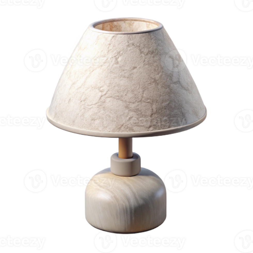 magnificent creative Minimalist Lamp with White Shade png