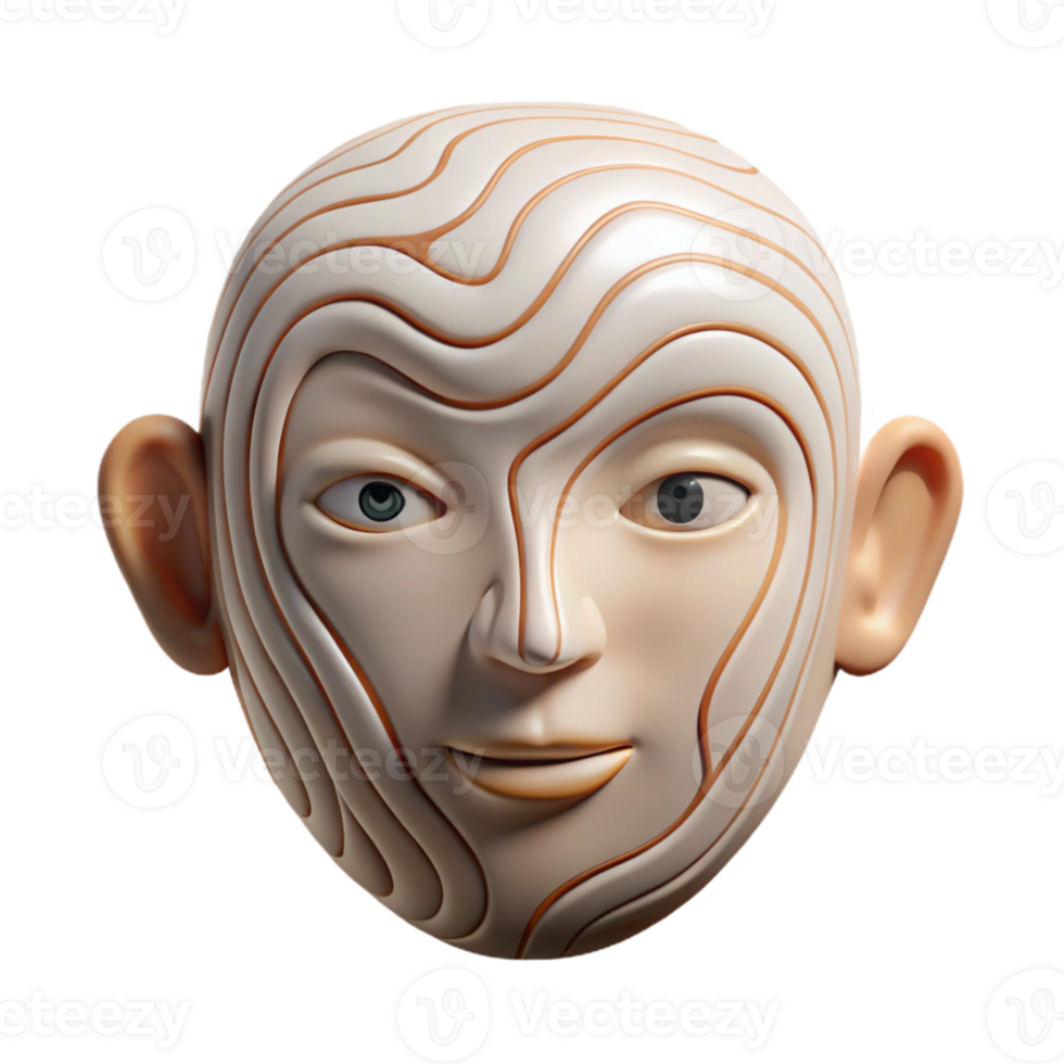 impressive classic Minimalist Line Art Face Isolated professional png