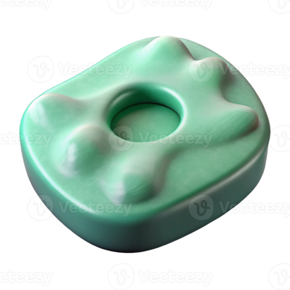 beautiful traditional Mint Green Synthetic Biosensor Cutout Element high resolution png
