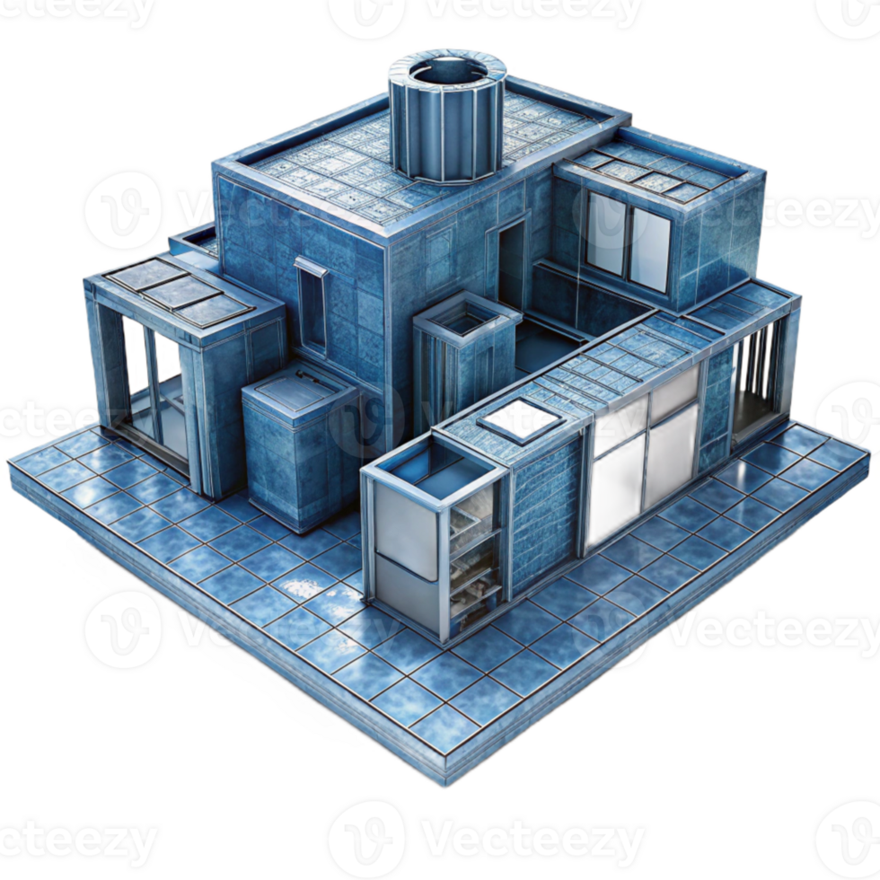 magnificent abstract Modern Architecture Blueprint Isolated Element high quality png