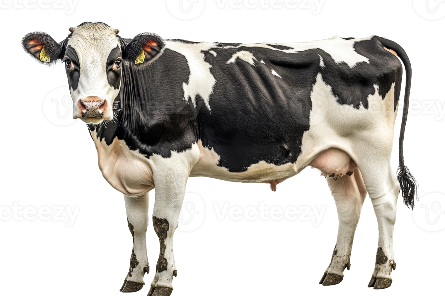 Cow standing on a transparent background png