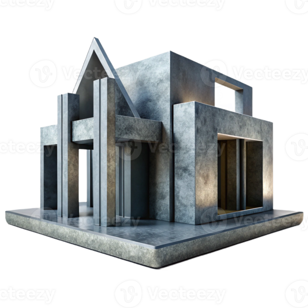 wonderful creative Modern Architecture Silhouette Isolated Element png