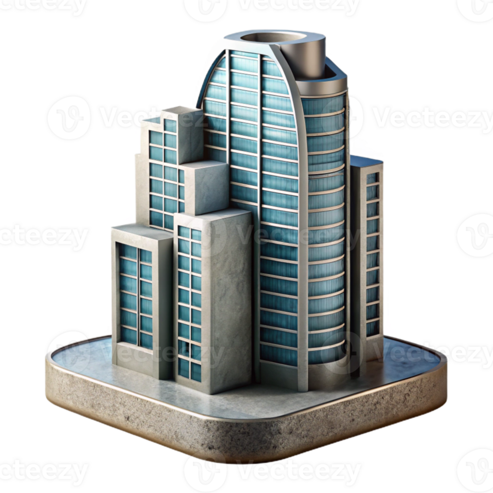 stunning modern Modern Architecture Skyscraper Cutout Element genuine png