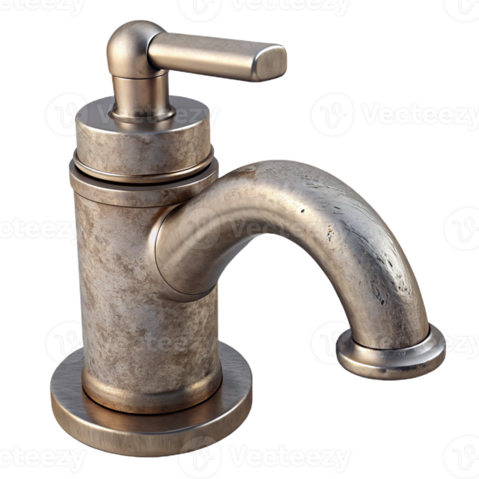 impressive abstract Modern Bathroom Faucet Brushed Nickel Cutout Element high quality png