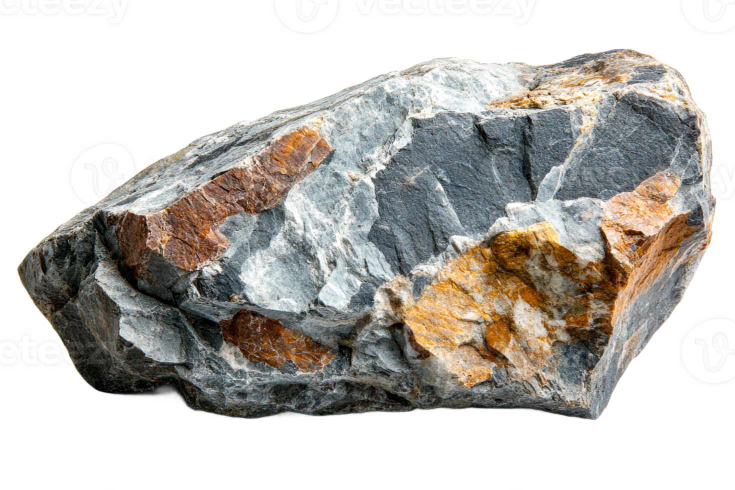Granite rock showcasing unique textures and colors png