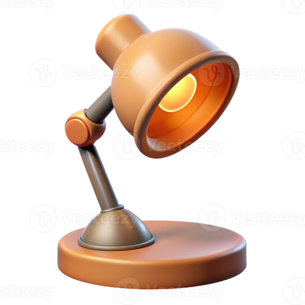 stunning abstract Modern Desk Lamp Warm Light Cutout Element png