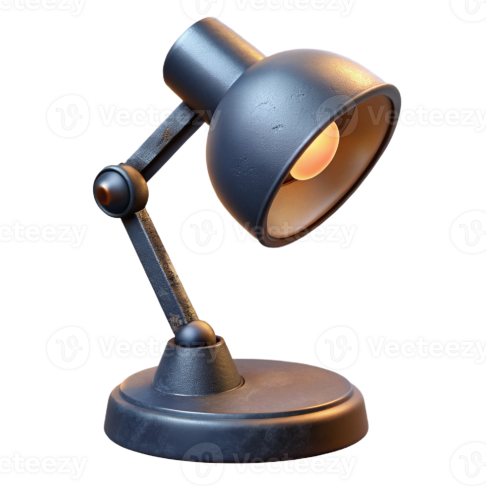 vibrant artistic Modern Desk Lamp with Warm Light Cutout exclusive png