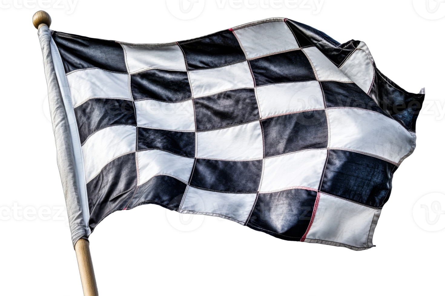 Checkered flag waving at a racing event png