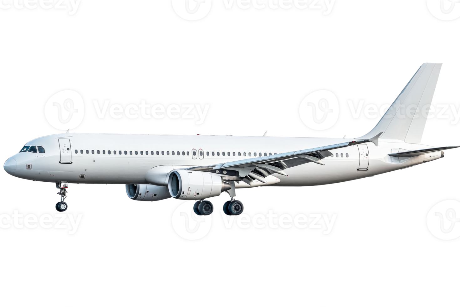 Airplane on transparent background ready for custom design png