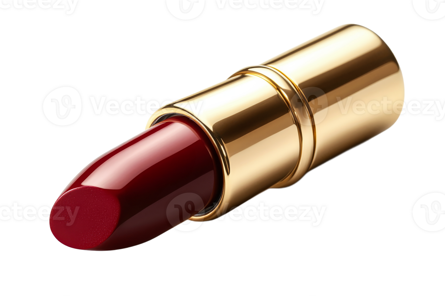 Luxurious red lipstick on transparent background png