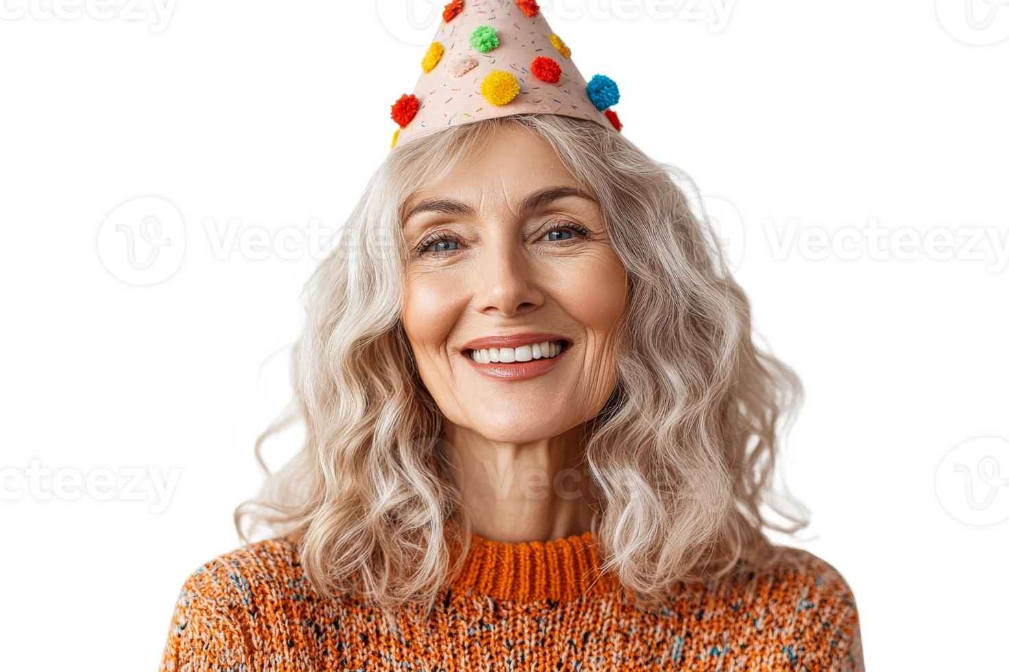 Celebrate with joy in a festive party hat png