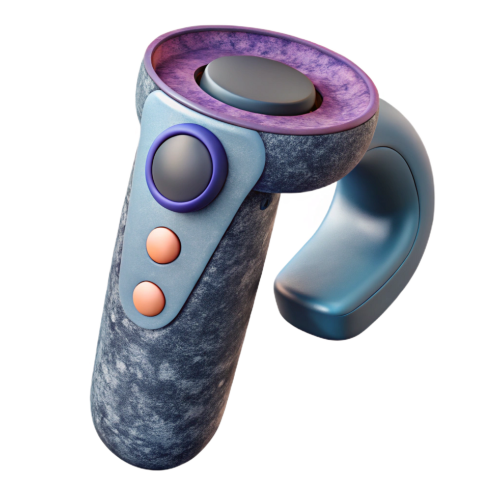 dramatic classic Modern Vr Controller Side View Cutout with Textured Grip premium png
