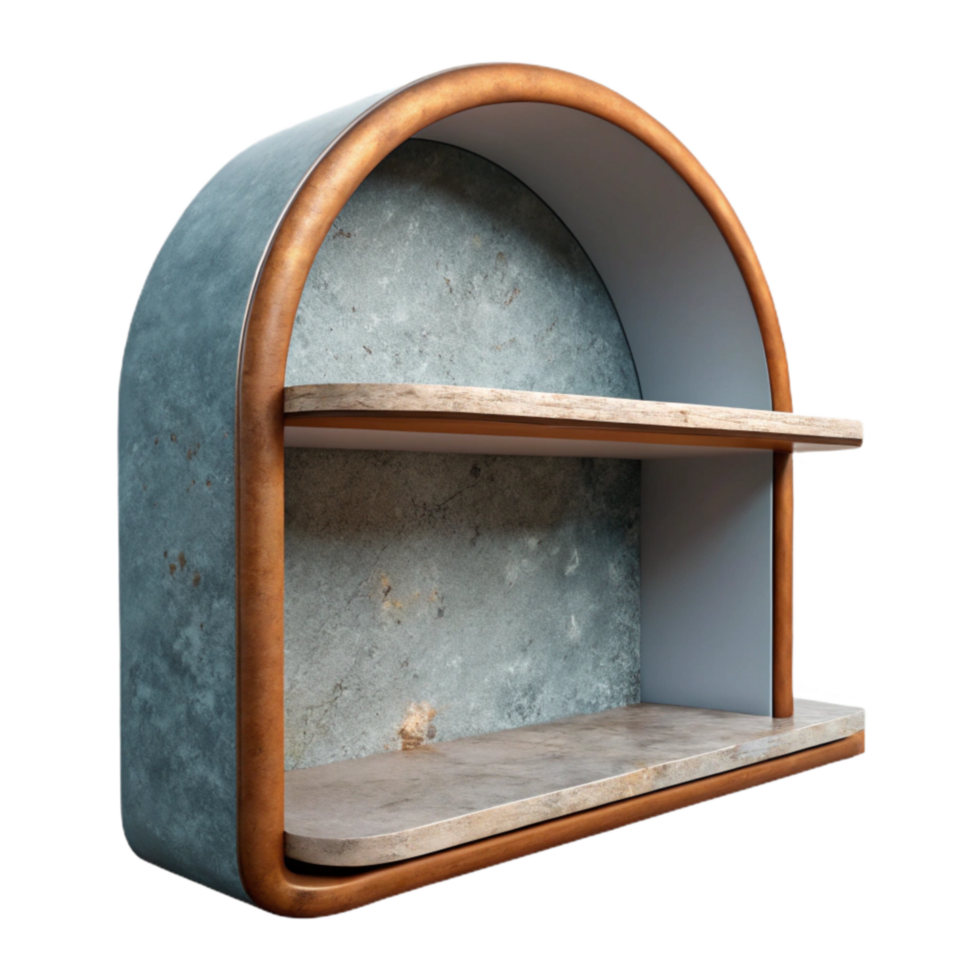 extraordinary traditional Modern Wall Shelf Front View Cutout detailed png