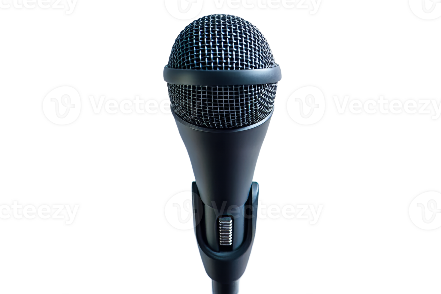 High quality microphone with transparent background display png