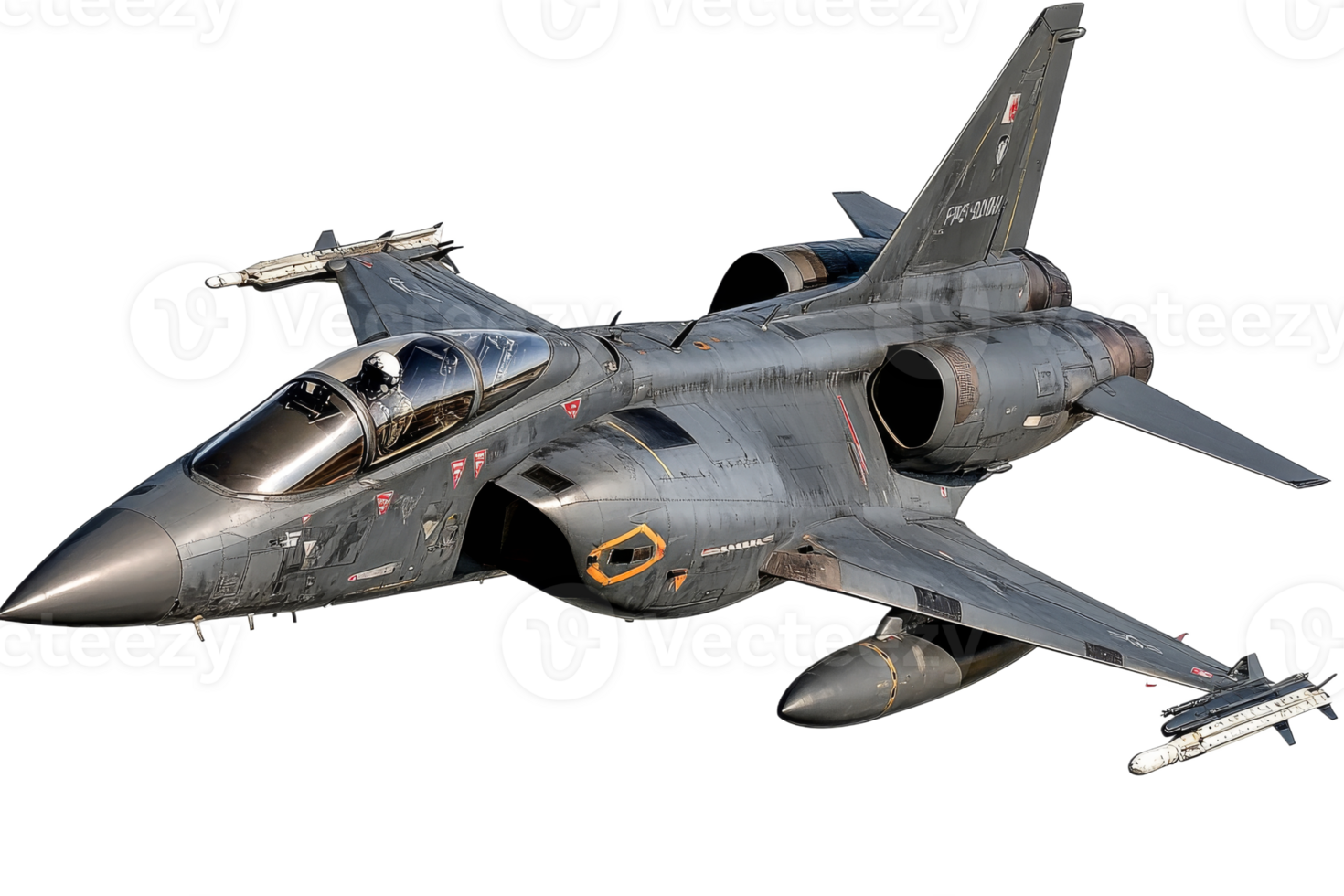 Jet soaring with precision in the sky png