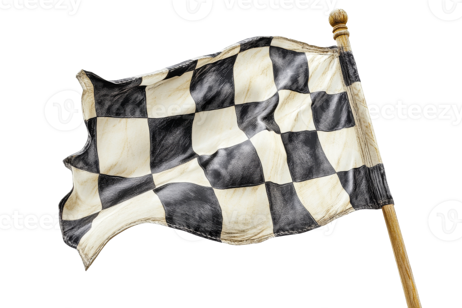 Racing checklist flag waving in the air during a race png