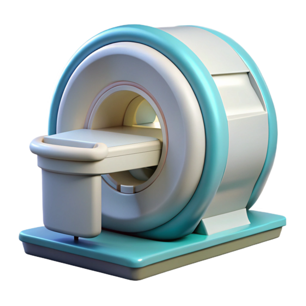 extraordinary traditional Mri Machine Side View White Transparent Background png