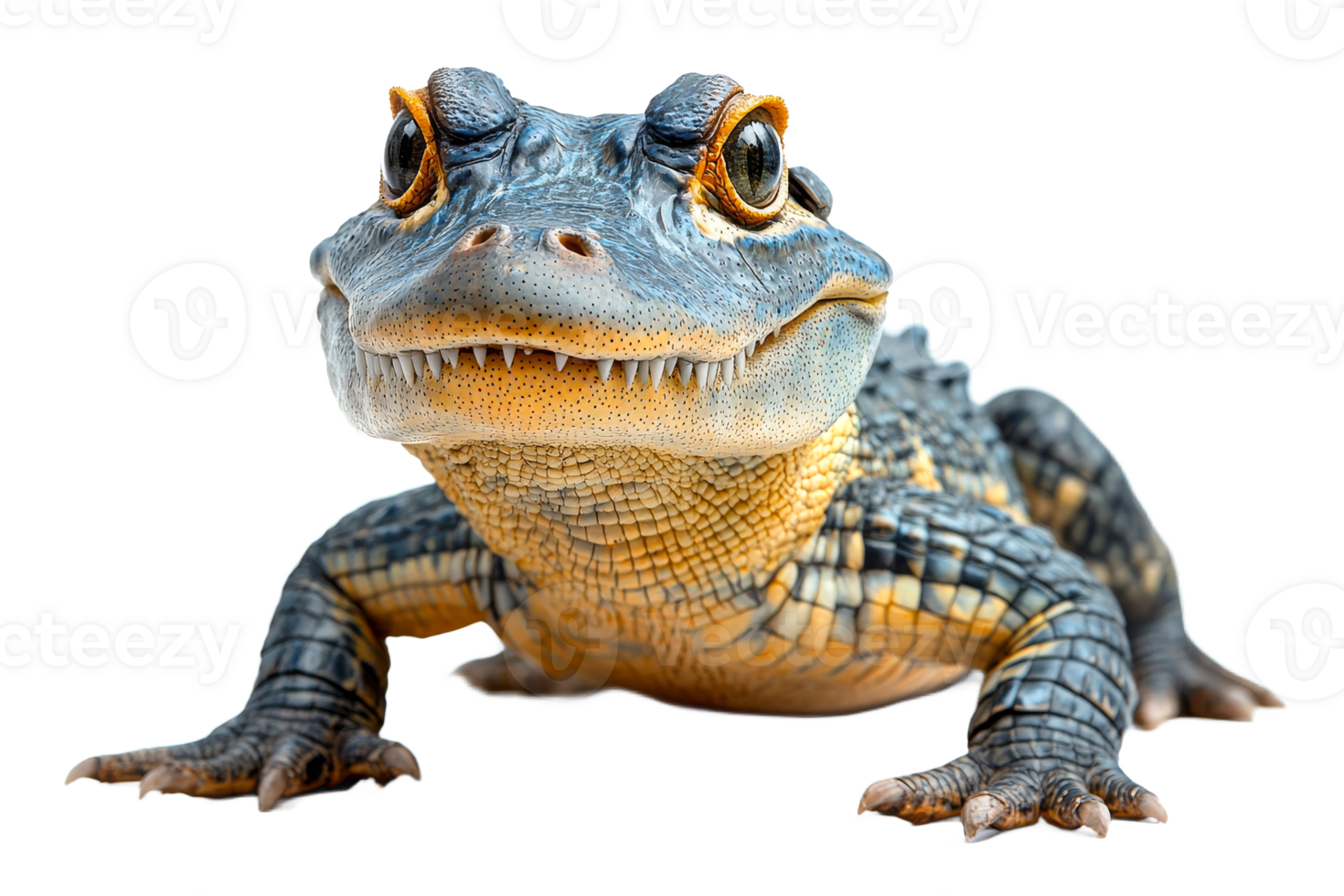 Colorful reptile on a clear background png
