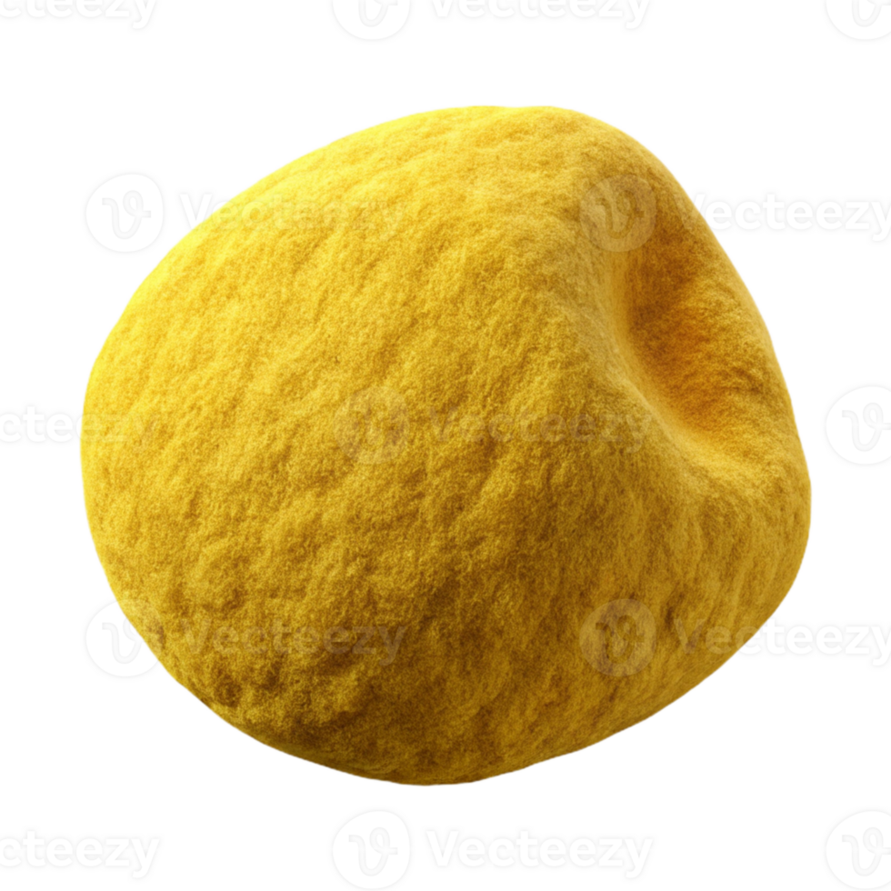 magnificent minimalist Mustard Yellow Wool Felt Texture Cutout professional png